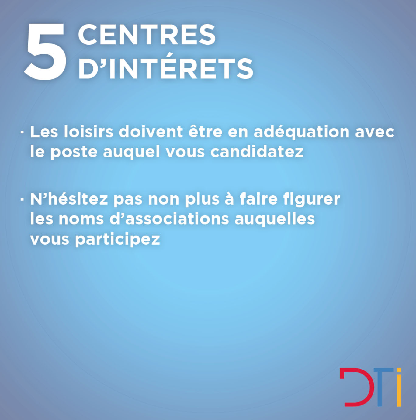 5 astuces pour réussir son CV